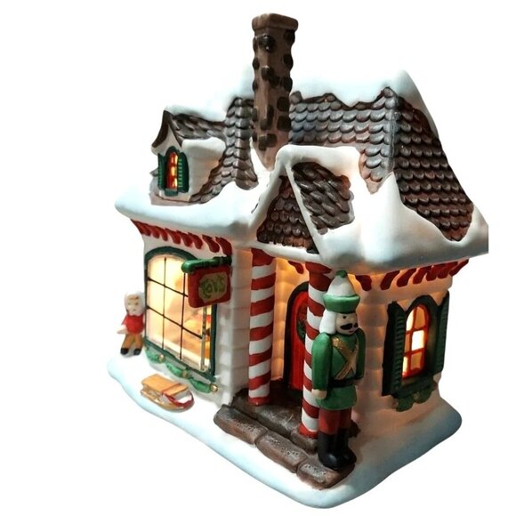 Mrs Claus Baked Goods Lighted Christmas Village House 2008 Northern Wonderland C - Picture 2 of 9